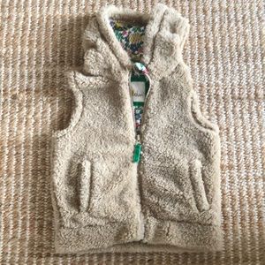 Toddler Girls Mini Boden Teddy Vest